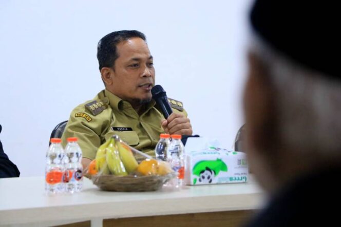 
 Pj. Wali Kota Tangerang, Nurdin saat silaturahmi dengan para alim ulama Kota Tangerang. Foto: ist