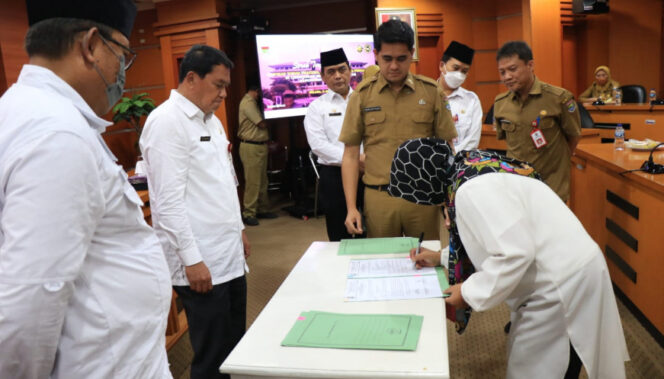 
 Sertijab di Lingkup Pemkab Tangerang, Sekda: Jabatan Bukan Hak Pegawai tapi Amanah Pimpinan