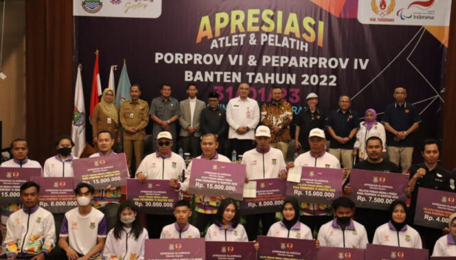 
 Atlet Peraih Medali di Porprov Banten VI Sumringah Terima Bonus: Terima Kasih Apresiasi Pemkab Tangerang