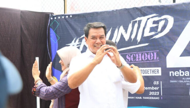 
 Sekretaris Daerah Kabupaten Tangerang, Moch. Maesyal Rasyid Hadir pada Reuni 43 SMAN 1 Kabupaten Tangerang. Foto: Istimewa