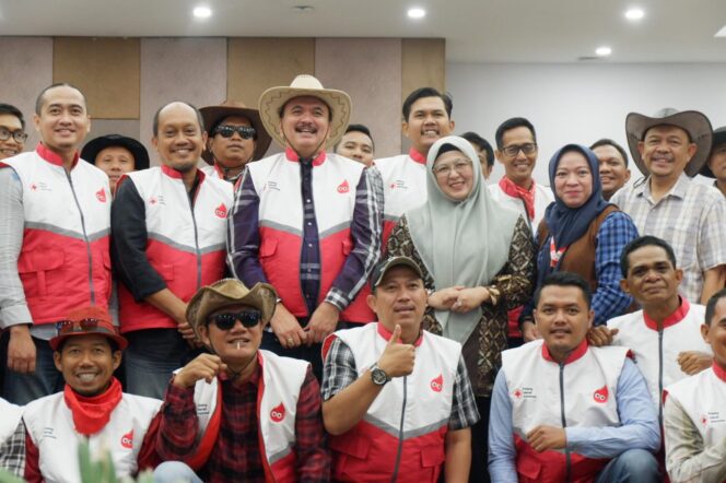 
 Wakil Bupati (Wabup) Tangerang, Intan Nurul Hikmah saat membuka Kegiatan Gathering Kurir Rumah Sakit tahun 2025 yang digelar di Lemo Hotel. Foto: ist