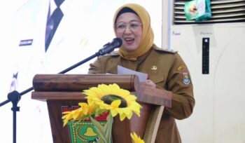 Wakil Bupati (Wabup) Tangerang, Intan Nurul Hikmah, secara resmi membuka kegiatan silaturahmi dan Workshop Guru Taman Kanak-Kanak (TK). Foto: ist
