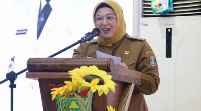 Wakil Bupati (Wabup) Tangerang, Intan Nurul Hikmah, secara resmi membuka kegiatan silaturahmi dan Workshop Guru Taman Kanak-Kanak (TK). Foto: ist