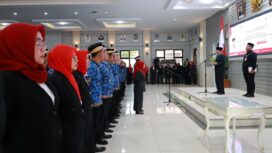 Bupati Tangerang, Moch. Maesyal Rasyid saat melantik dan mengambil sumpah sebanyak 486 PNS dalam jabatan fungsional di lingkungan Pemerintah Kabupaten Tangerang. Foto: ist