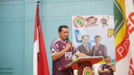 Bupati Tangerang, Moch. Maesyal Rasyid, secara resmi membuka gelaran Pekan Olahraga dan Seni (Porseni) Perawat Tingkat Provinsi Banten yang diinisiasi oleh Dewan Pengurus Wilayah (DPW) Persatuan Perawat Nasional Indonesia (PPNI) Provinsi Banten. Foto: ist