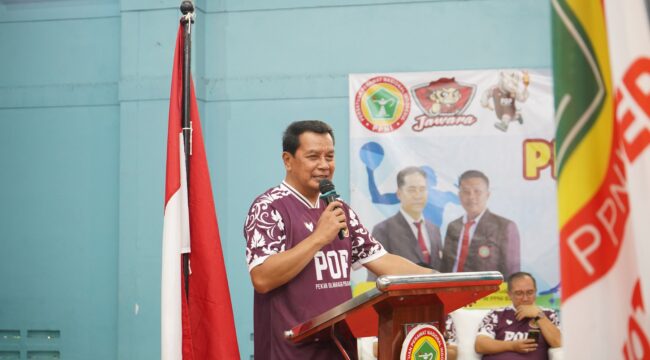 Bupati Tangerang, Moch. Maesyal Rasyid, secara resmi membuka gelaran Pekan Olahraga dan Seni (Porseni) Perawat Tingkat Provinsi Banten yang diinisiasi oleh Dewan Pengurus Wilayah (DPW) Persatuan Perawat Nasional Indonesia (PPNI) Provinsi Banten. Foto: ist