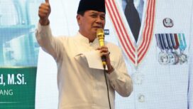 Bupati Tangerang Moch. Maesyal Rasyid menghadiri Tasyakuran Milad ke-51 Majelis Ulama Indonesia (MUI) Kabupaten Tangerang sekaligus meresmikan Muallaf Center. Acara tersebut di gelar di Kantor MUI Kab. Tangerang. Foto: ist