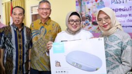 Wakil Bupati Tangerang, Intan Nurul Hikmah menghadiri kegiatan Program Kerja Sama Forum Kader Posyandu (FKP) Kabupaten Tangerang bersama Yayasan Sahabat Keluarga Lippo Karawaci. Foto: Ist