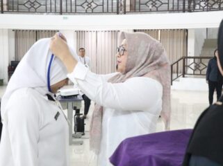 Wakil Bupati Tangerang, Intan Nurul Hikmah secara resmi menutup Kegiatan pelatihan pengelolaan arsip dinamis angkatan II yang dilaksanakan di gedung Diklat Kitri Bhakti Curug. Foto: Ist