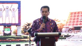 Bupati Tangerang Moch Maesyal Rasyid saat Menghadiri penandatanganan Perjanjian Kerja Sama (PKS) antara DPMPTSP Kabupaten Tangerang dengan calon tenant dan instansi pengisi MPP Suvarna Sutera, di Hotel Lemo. Foto: Ist
