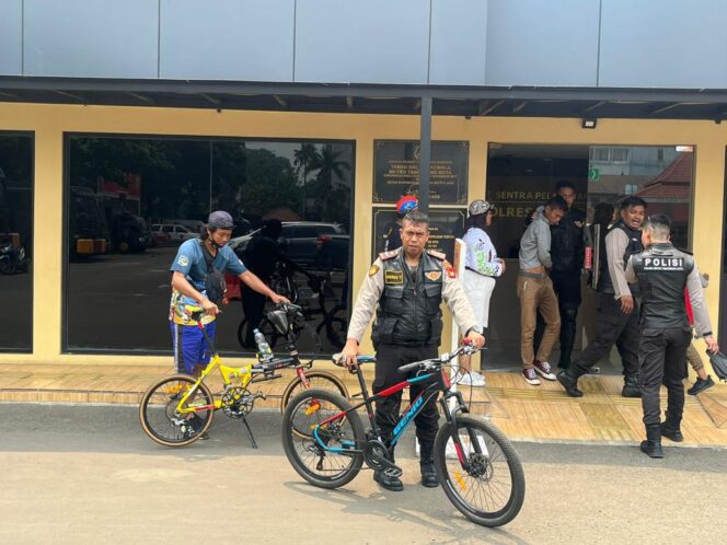
 Respon cepat Polisi dibantu Warga Tangkap Pencuri Sepeda Beraksi di Festival Sipon Cisadane Kota Tangerang