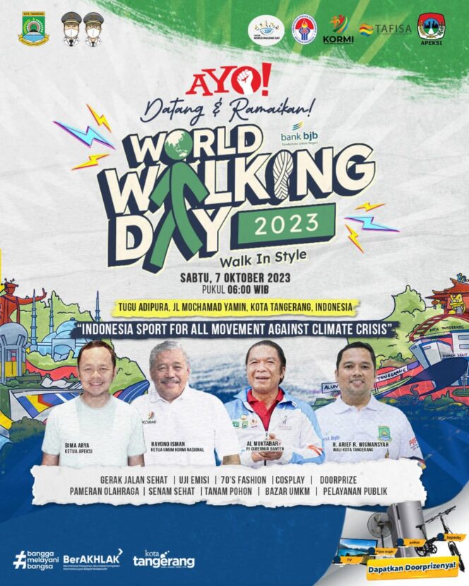 
 Yuk! Hadiri WWD di Tugu Adipura 7 Oktober, Ini Rangkaiannya