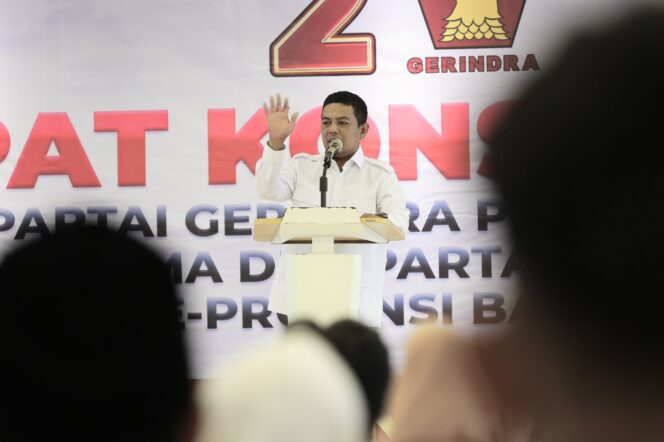 
 Ketua DPD Partai Gerindra Provinsi Banten, Andra Soni, SM.M.AP. Foto: Imam DJM