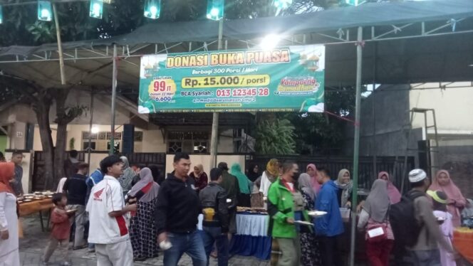 
 Suasana Kampung Ramadhan Perumahan GMP 2 Karet Cadas Sepatan Kabupaten Tangerang. Foto: Yan Evries 