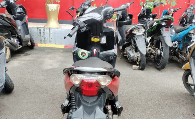 
 Motor Curian Korban Kecelakaan diamankan Polres Metro Tangerang Kota. Foto: ist
