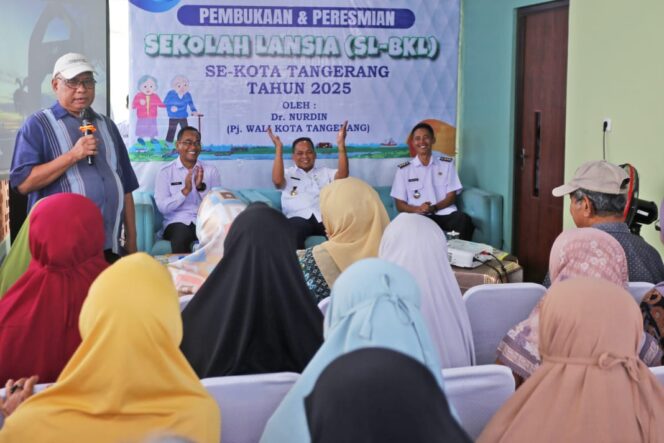 
 Pj Wali Kota Tangerang Dr Nurdin saat Membuka dan Meresmikan SLBKL. Foto: ist