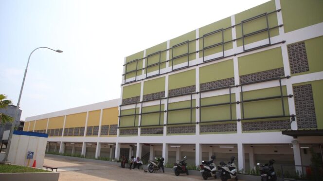 
 Gedung Baru Pasar Anyar Kota Tangerang usai Direvitalisasi. Foto: ist