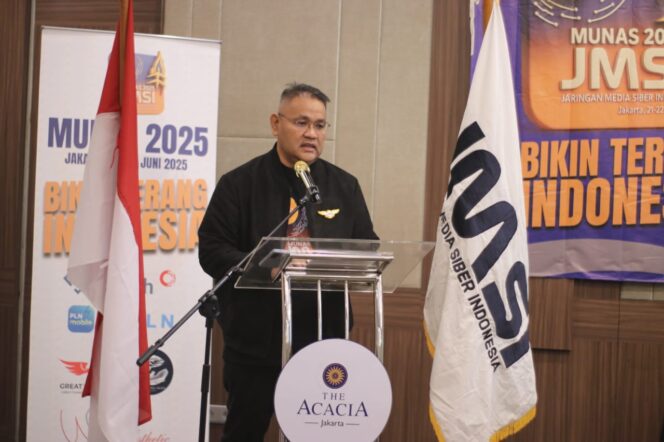 
 Teguh Santosa, Ketua Umum Jaringan Media Siber Indonesia (JMSI) periode 2025-2030. Foto: JMSI 