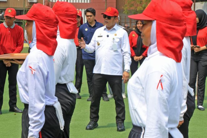 
 Wakil Wali Kota Tangerang Maryono Hasan saat Memberikan Semangat Kepada Capaska Kota Tangerang. Foto: ist