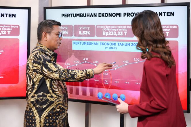 
 Andra Soni saat dialog Spesial Event Head to Head Laporan Keuangan Daerah di Panggung Nasional di Stasiun Televisi CNBC Indonesia, Jakarta. Foto: ist 