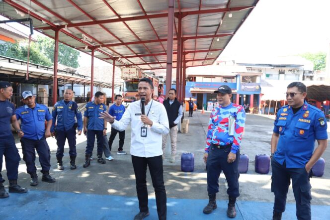 
 Plt Kepala BPBD Kota Tangerang Mahdiar Saat Membuka Fire Fighter Skill Challenge. Foto: ist