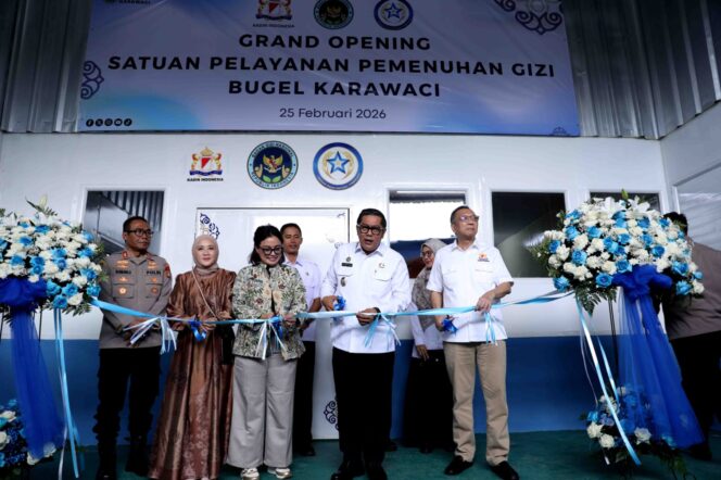 
 Wakil Wali Kota Tangerang Maryono saat peresmian Satuan Pelayanan Pemenuhan Gizi (SPPG) Bugel  Karawaci. Foto: ist