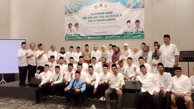 
 Silaturahmi Akbar dan Halal Bihalal Pengurus PGRI dan YPLP Provinsi Banten. Foto: ist