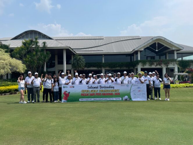 
 Forum Pimpinan Redaksi Multimedia Indonesia (FPRMI) Gelar Open Golf Tournament Pasca Hari Pers Nasional (HPN) 2026 di Modern Golf and Country Club, Kota Tangerang. Foto: ist