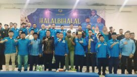 Halal Bihalal DPP KNPI dihadiri Wakabaintelkam Mabes Polri Irjen.Pol.Nanang Rudi Supriatna,.Majelis Pemuda Indonesia (MPI) DPP KNPI, Ketua Umum DR. Ali Hanafiah, Sekretaris Jenderal Guntur Setiawan, para Wakil Ketua Umum,  pengurus DPP KNPI, Pengurus DPD se-Indonesia serta Pimpinan OKP. Foto: ist