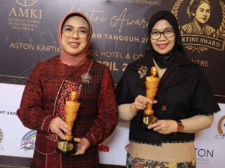 Ketua Tim Penggerak Pemberdayaan Kesejahteraan Keluarga (TP PKK) Provinsi Banten Tinawati Andra Soni meraih penghargaan Kartini Awards 2026. Foto: ist
