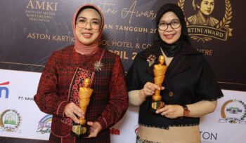Ketua Tim Penggerak Pemberdayaan Kesejahteraan Keluarga (TP PKK) Provinsi Banten Tinawati Andra Soni meraih penghargaan Kartini Awards 2026. Foto: ist