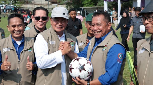 Bupati Tangerang Moch Maesyal Rasyid saat Buka Pekan Olahraga Buruh 2026. Foto: ist