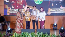 Wali Kota Tangerang Sachrudin saat menghadiri Lepas Sambut Kepala Kejaksaan Negeri (Kajari) Kota Tangerang di Ruang Al Amanah, Gedung Pusat Pemerintahan Kota Tangerang. Foto: ist
