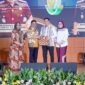 Wali Kota Tangerang Sachrudin saat menghadiri Lepas Sambut Kepala Kejaksaan Negeri (Kajari) Kota Tangerang di Ruang Al Amanah, Gedung Pusat Pemerintahan Kota Tangerang. Foto: ist