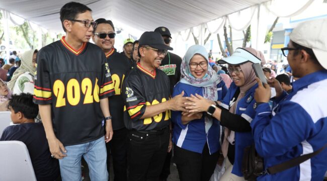 Wali Kota Tangerang Sachrudin saat menghadiri Puncak Acara Hari Buruh Internasional (May Day) Tahun 2026. Foto: ist