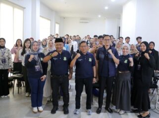 Sekretaris Daerah (Sekda) Kota Tangerang, H. Herman Suwarman bersama Kadispora Kota Tangerang saat Pembukaan Seleksi Duta Pemuda. Foto: ist 