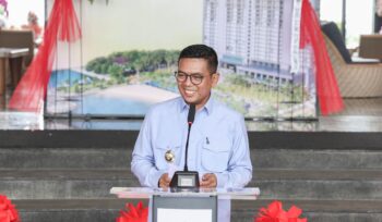 Gubernur Banten Andra saat menghadiri soft opening Mövenpick Resort Carita di Jalan Raya Anyer-Sirih, Kabupaten Serang. Foto: ist