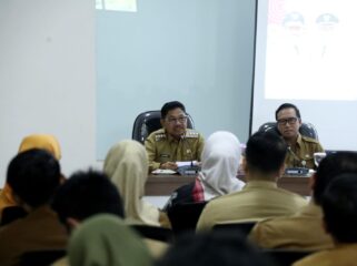 Wali Kota Tangerang, H. Sachrudin, saat membuka Pelatihan Teknis Substantif Pelayanan Publik bagi ASN Pemkot Tangerang di Graha Bhakti Karya, Modernland. Foto; ist