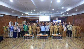 Gubernur Banten Andra Soni saat membuka PKN II angkatan XVI tahun 2026 yang dilaksanakan oleh Badan Pengembangan Sumber Daya Manusia Daerah Provinsi Banten, Pandeglang. Foto: ist