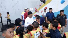 Wali Kota Tangerang Sachrudin saat membuka Series 1 Kejurnas Open Panjat Tebing Piala Wali Kota Tangerang Vol. 3 Tahun 2026. Foto: ist