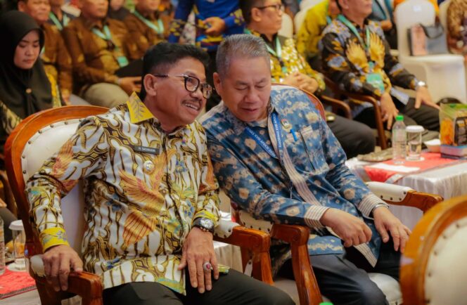 
 Wali Kota Tangerang, H. Sachrudin, saat mengikuti seluruh rangkaian Rakernas APEKSI XVIII yang berlangsung di Kota Medan, Sumatera Utara. Foto: ist