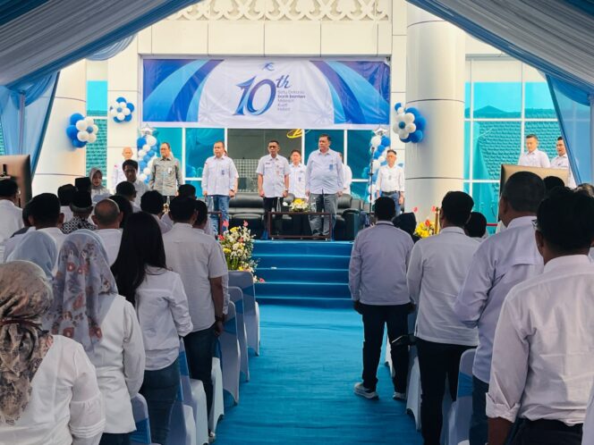 
 Perayaan HUT Bank Banten ke-10 yang dilaksanakan di Graha Bank Banten, Kota Serang. Foto:;ist