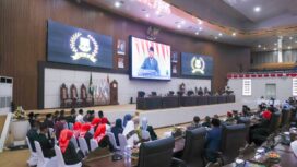 Rapat Paripurna Istimewa untuk mendengarkan Pidato Kenegaraan Presiden Republik Indonesia Prabowo Subianto dalam rangka Sidang Tahunan MPR RI serta Sidang Bersama DPR RI dan DPD RI di Gedung DPRD Provinsi Banten, Kota Serang. Foto: Ist