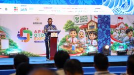 Gubernur Banten Andra Soni saat menghadiri APKASI Otonomi Expo 2026 yang dilaksanakan di ICE BSD, Kabupaten Tangerang. Foto: Ist 