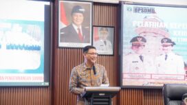 Sekretaris Daerah (Sekda) Provinsi Banten Deden Apriandhi membuka Pelatihan Kepemimpinan Pengawas (PKP) Angkatan XXIII, XXIV, XXV, dan XXVI di Lingkungan Provinsi Banten Tahun 2026 di Aula BPSDMD Provinsi Banten, Kabupaten Pandeglang. Foto: Ist