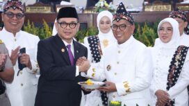 Gubernur Lembaga Ketahanan Nasional (Lemhannas) Tubagus Ace Hasan Syadzily dan Gubernur Banten Andra Soni. Foto: Ist
