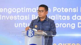 Gubernur Banten Andra Soni saat membuka secara resmi Karya Kreatif Banten (KKB) dan Banten Investment Forum (BIF) di Hotel DoubleTree, Bintaro Jaya, Kota Tangerang Selatan. Foto: Ist