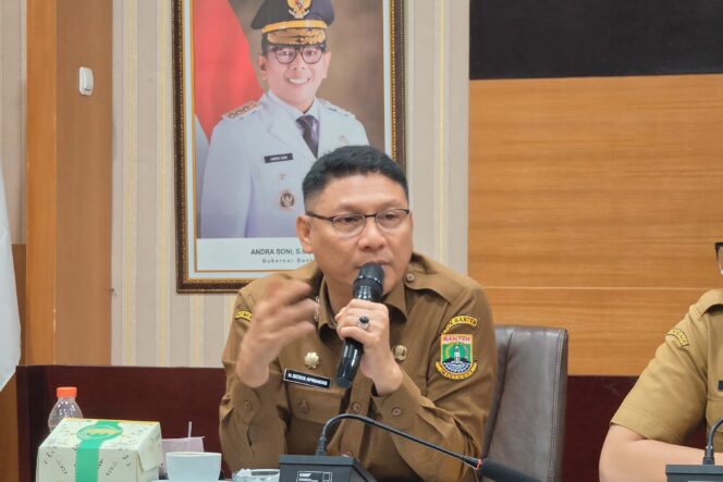 
 Sekretaris Daerah (Sekda) Provinsi Banten Deden Apriandhi Hartawan. Foto: Ist