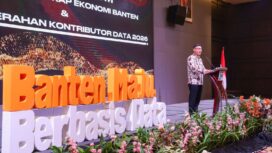 Sekretaris Daerah Deden Apriandhi Hartawan saat acara 