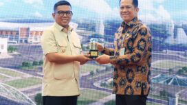 Gubernur Banten Andra Soni saat menerima Visitasi Kepemimpinan Nasional pada Pelatihan Kepemimpinan Nasional (PKN) Tingkat II Angkatan XXXIV Tahun 2026. Foto: Ist